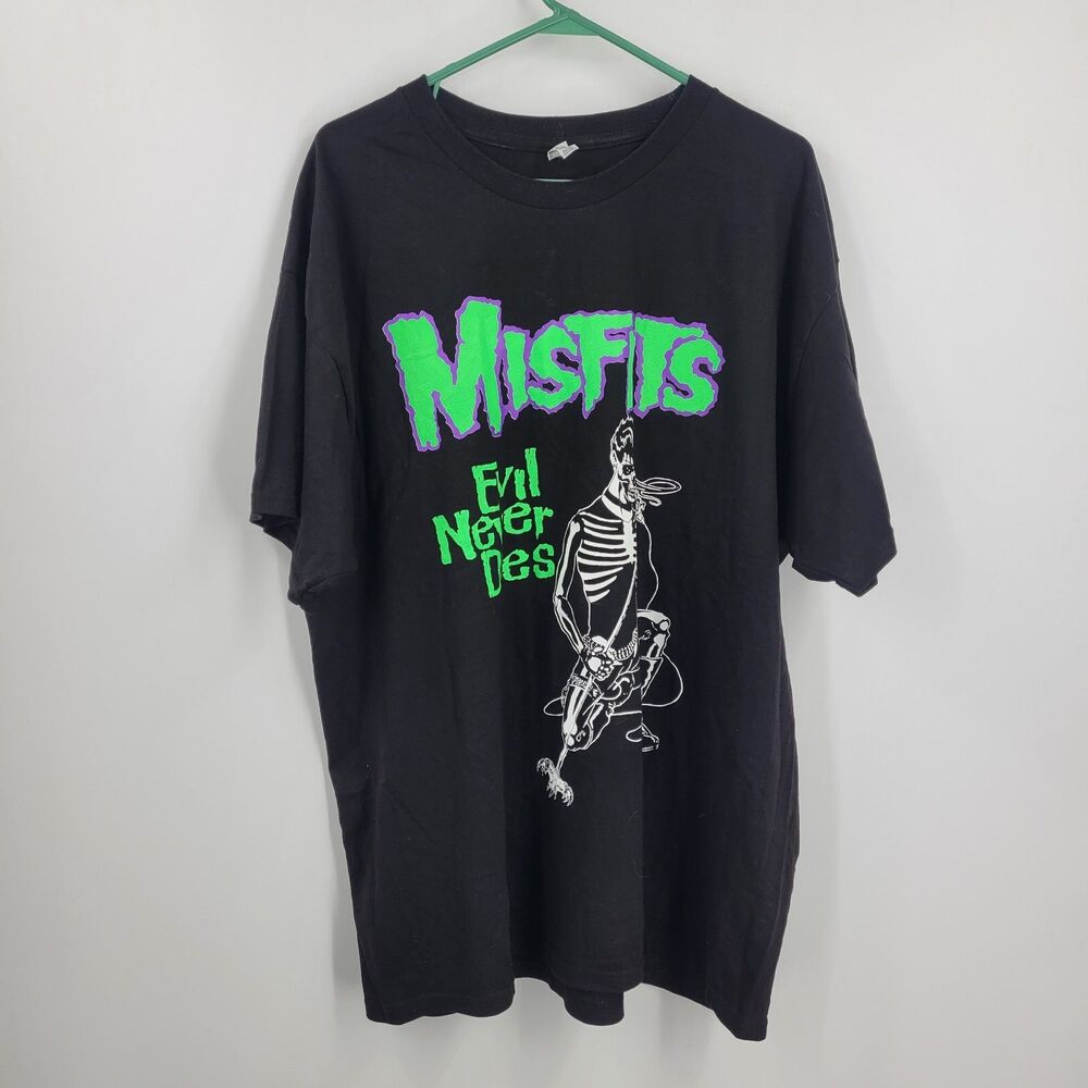Vintage Misfits Evil Never Dies  T-Shirt Legacy Of Brutality Danzig 2XL